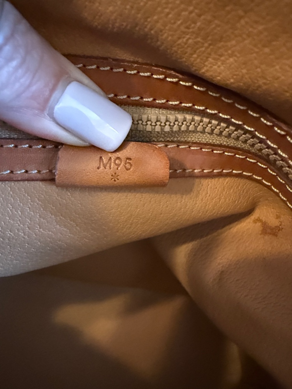 CELINE Macadam Patterned Done Satchel Handbag Vintage - Picture 5 of 14